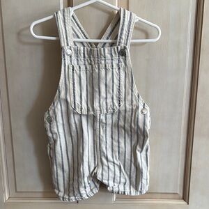 Zara Striped Baby Overalls